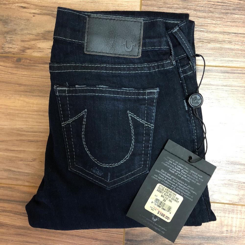 True Religion Abbey High Rise Super Skinny Jeans